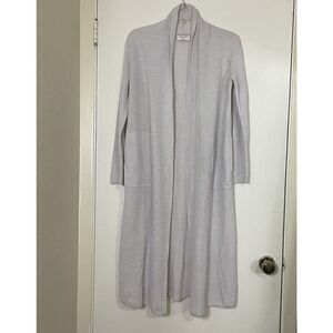 Aritzia babaton gray long sleeve knit light weight duster cardigan size small